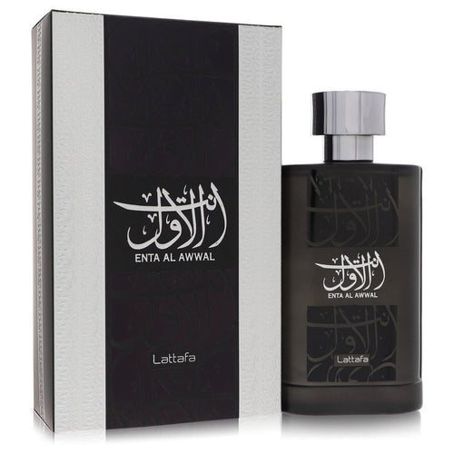 Lattafa Enta Al Awwal by Lattafa Eau De Parfum Spray (Unisex) 3.4 oz (Men) - Caressed Parfum