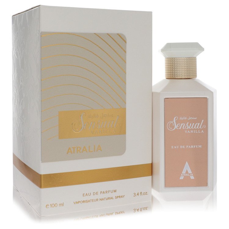 Atralia Sensual Vanilla by Atralia Eau De Parfum Spray (Unisex) 3.4 oz (Women) - Caressed Parfum