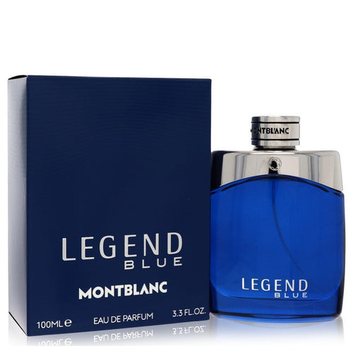Montblanc Legend Blue by Mont Blanc Eau De Parfum Spray 3.3 oz (Men) - Caressed Parfum