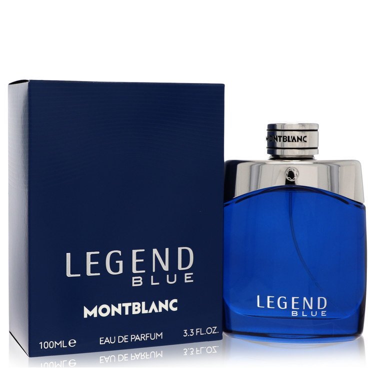 Montblanc Legend Blue by Mont Blanc Eau De Parfum Spray 3.3 oz (Men) - Caressed Parfum