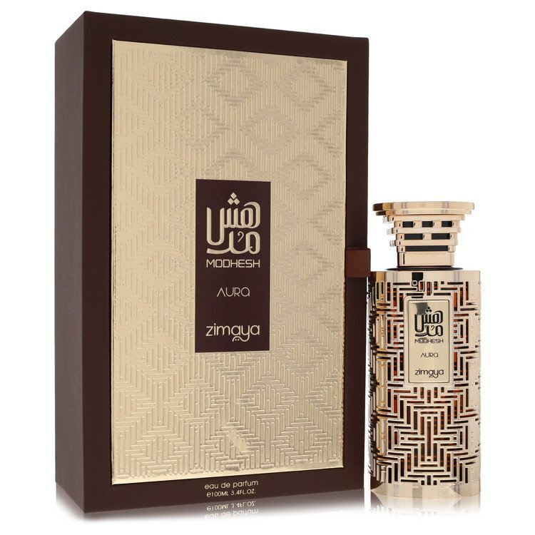 Afnan Zimaya Modhesh Aura by Afnan Eau De Parfum Spray (Unisex) 3.4 oz (Men) - Caressed Parfum
