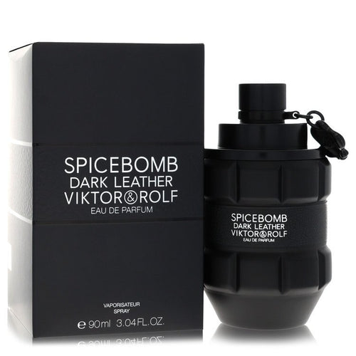 Spicebomb Dark Leather by Viktor & Rolf Eau De Parfum Spray 3 oz (Men) - Caressed Parfum
