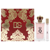 Dolce & gabbana "q" 2 pcs set for women: 3.3 eau de parfum spray + 0.33 eau de parfum spray - Caressed Parfum
