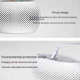 Household Mini Dehumidifier Built-in Ptc Ceramic Heater No Heat Charging Smart Silent Home Air Dryer Sky Blue EU Plug - Caressed Parfum