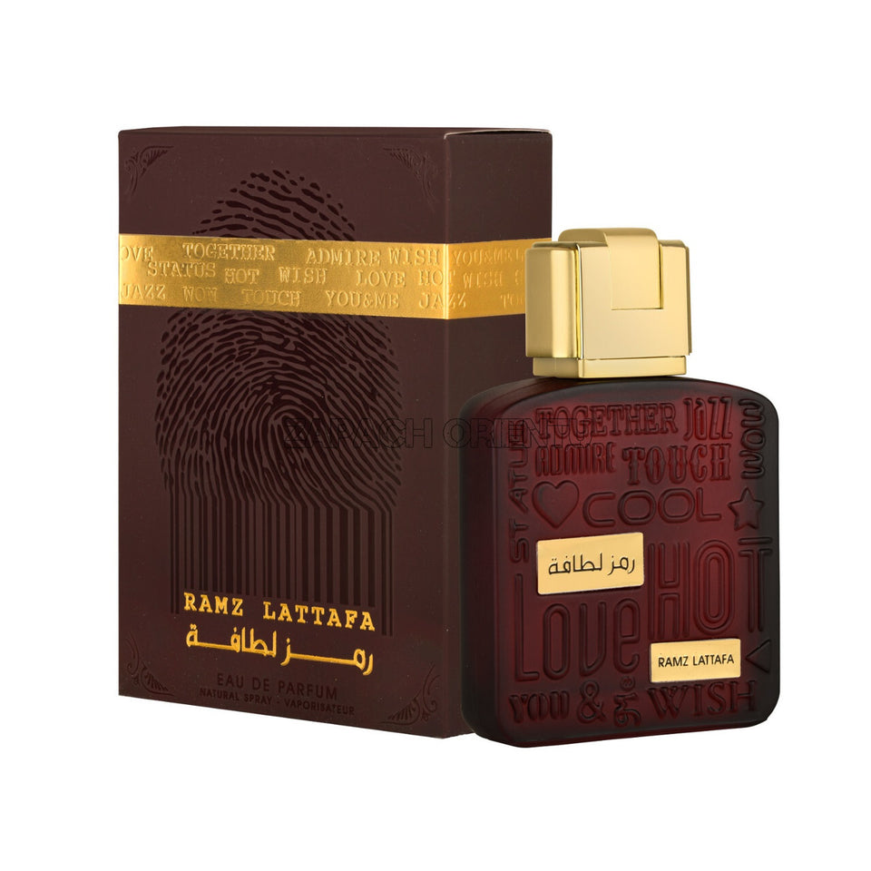 Lattafa ramz gold 3.4 eau de parfum spray for men - Caressed Parfum