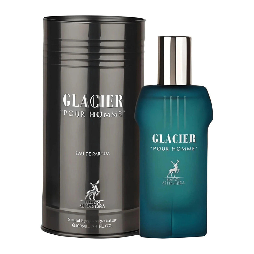 Lattafa alhambra glacier pour homme 3.4 eau de parfum spray for men - Caressed Parfum
