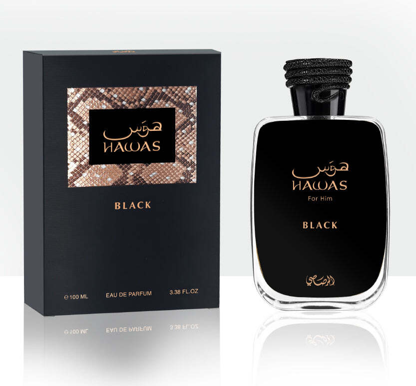 Rasasi Hawas Black Eau De Parfum - Caressed Parfum