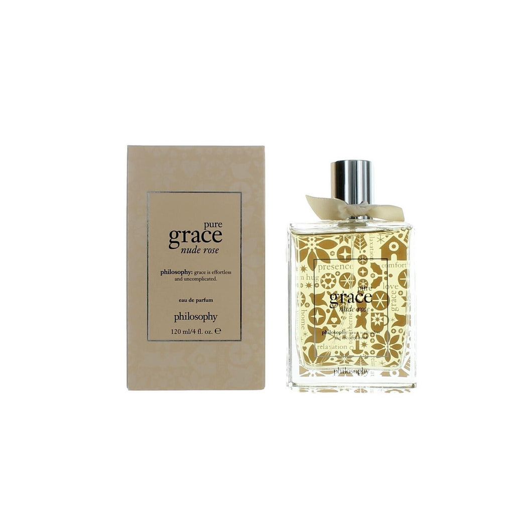 Philosophy pure grace nude rose 4 oz eau de parfum spray for women - Caressed Parfum