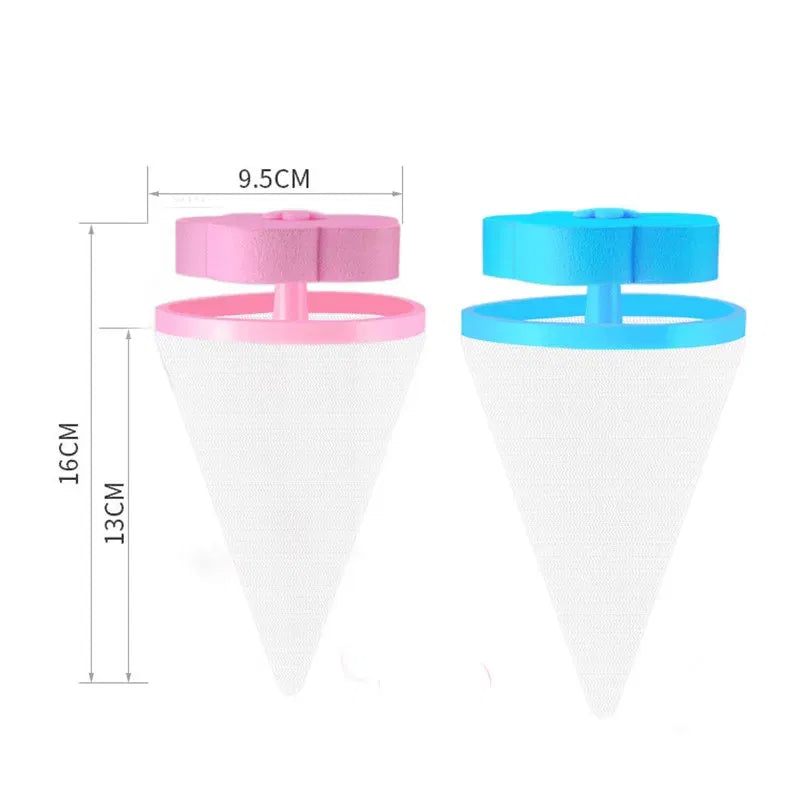 Laundry Ball Floating Pet Fur Lint Hair Catcher Clothes Cleaning Ball Laundry Hair Removal Cleaning Mesh Bag For Washing Machine - Caressed Parfum