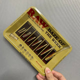 Color: GRAY - RAW Classic Rolling Tray Multi Designs Available - Caressed Parfum