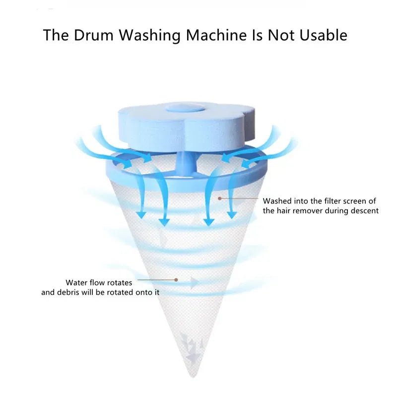 Laundry Ball Floating Pet Fur Lint Hair Catcher Clothes Cleaning Ball Laundry Hair Removal Cleaning Mesh Bag For Washing Machine - Caressed Parfum