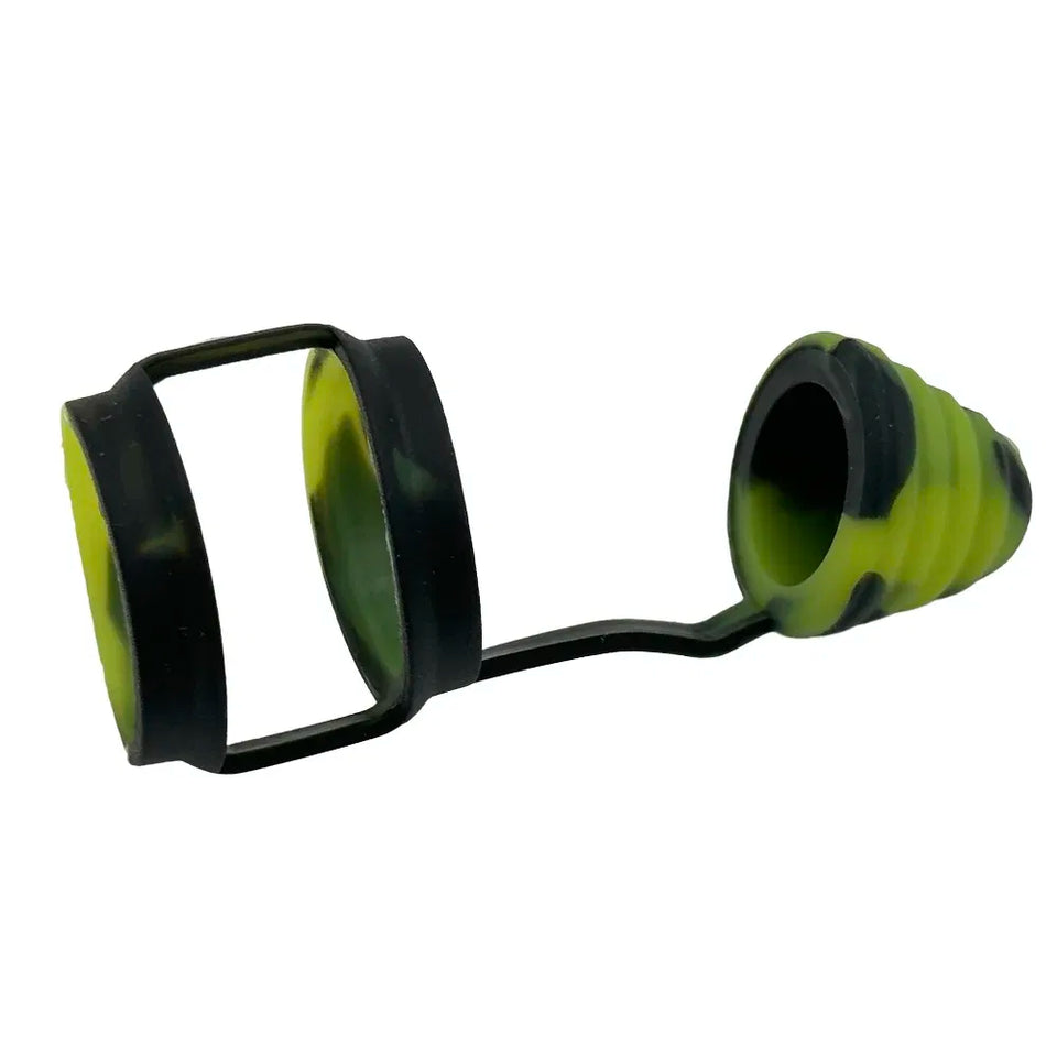 Color: Pink - 810 Silicone Rubber Band Fat Bubble Glass Ring Dust Cap Covers for 810 Drip Mouthpiece - Caressed Parfum