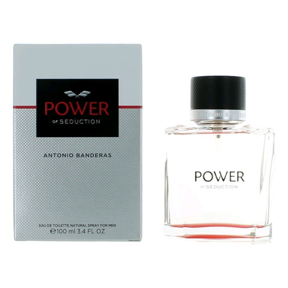 Power of Seduction by Antonio Banderas, 3.4 oz Eau De Toilette Spray for Men - Caressed Parfum