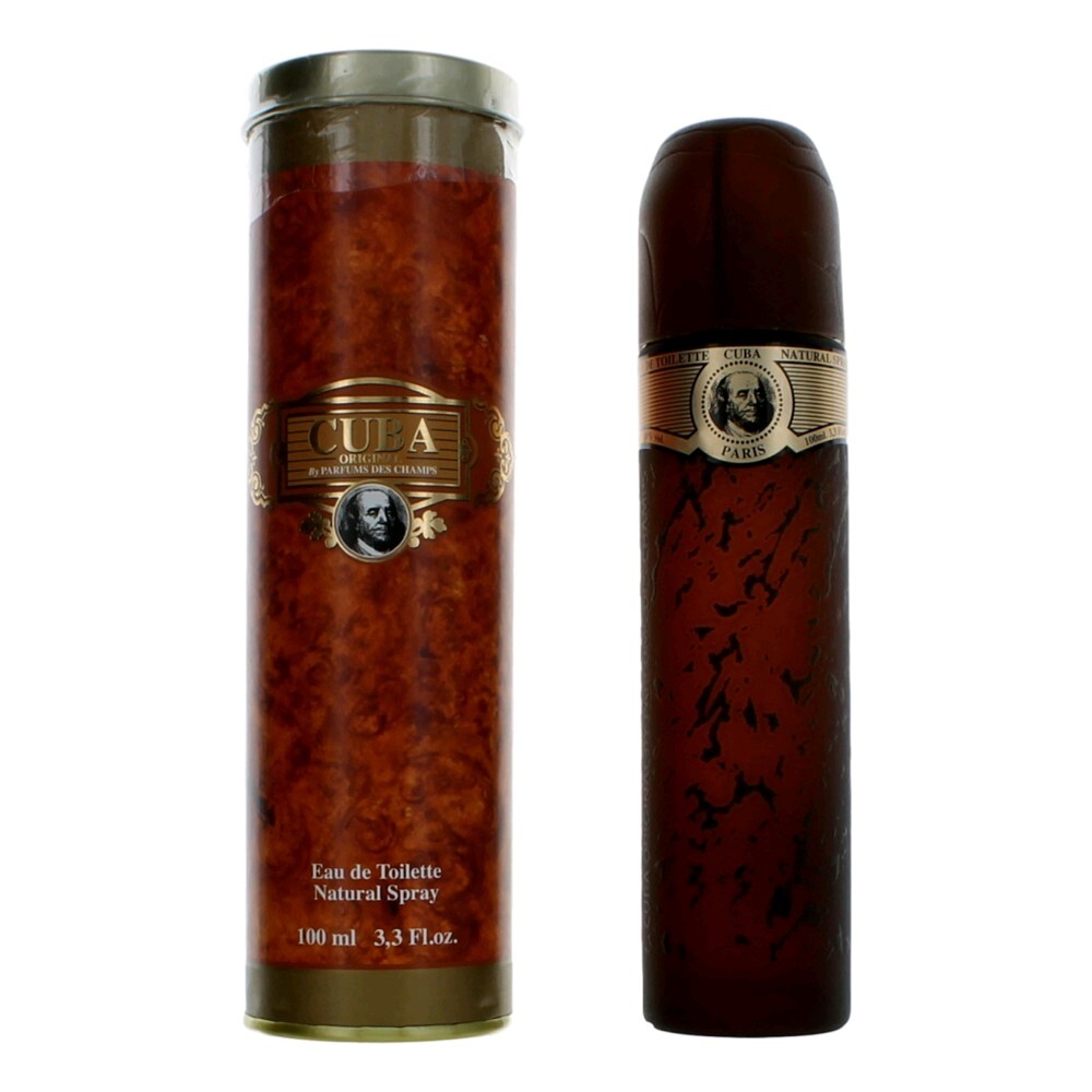 Cuba Gold by Cuba, 3.3 oz Eau De Toilette Spray for Men - Caressed Parfum