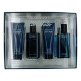 Cool Water by Davidoff, 4 Piece Gift Set for Men - Caressed Parfum