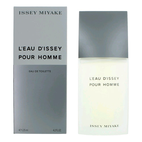 L'eau D'Issey Pour Homme by Issey Miyake, 4.2 oz Eau De Toilette Spray for Men - Caressed Parfum