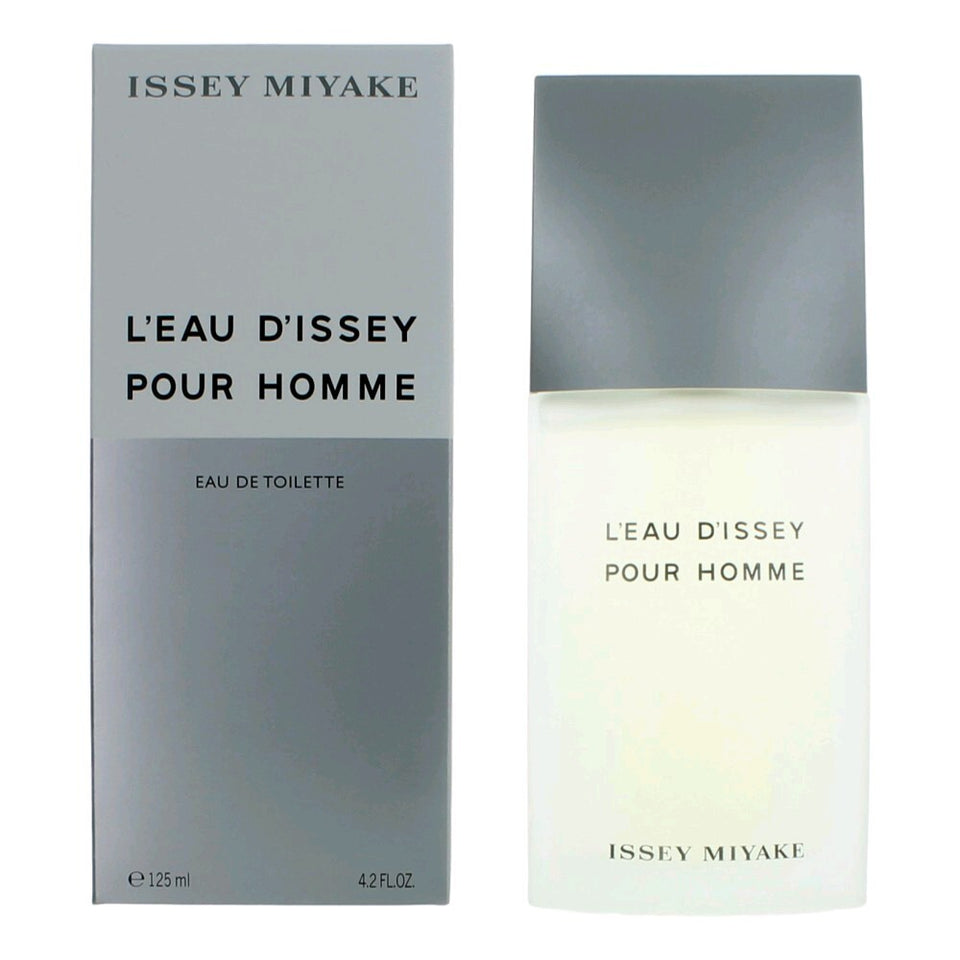 L'eau D'Issey Pour Homme by Issey Miyake, 4.2 oz Eau De Toilette Spray for Men - Caressed Parfum