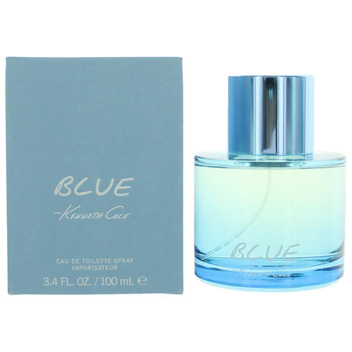 Kenneth Cole Blue by Kenneth Cole, 3.4 oz Eau De Toilette Spray for Men - Caressed Parfum