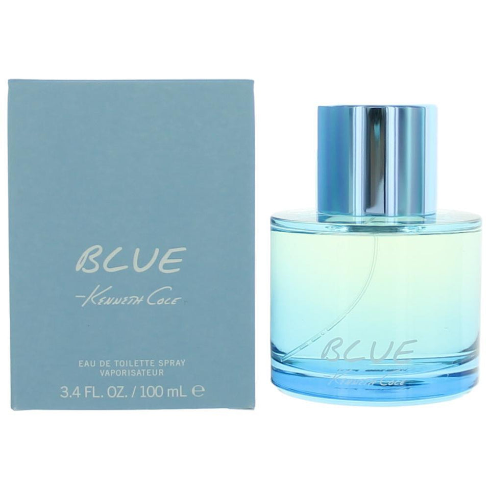 Kenneth Cole Blue by Kenneth Cole, 3.4 oz Eau De Toilette Spray for Men - Caressed Parfum