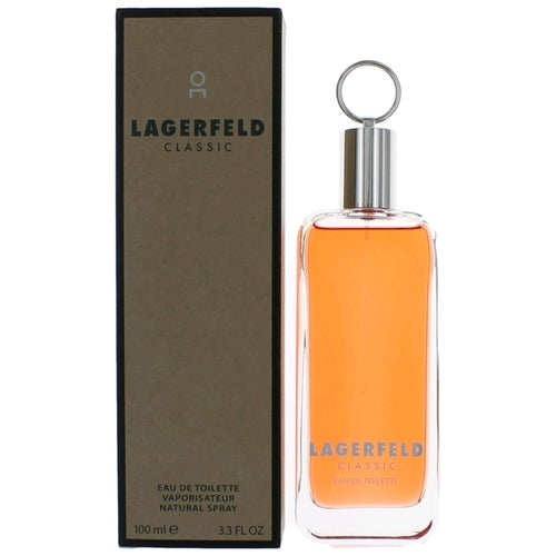 Lagerfeld Classic by Karl Lagerfeld, 3.3 oz Eau De Toilette Spray for Men - Caressed Parfum