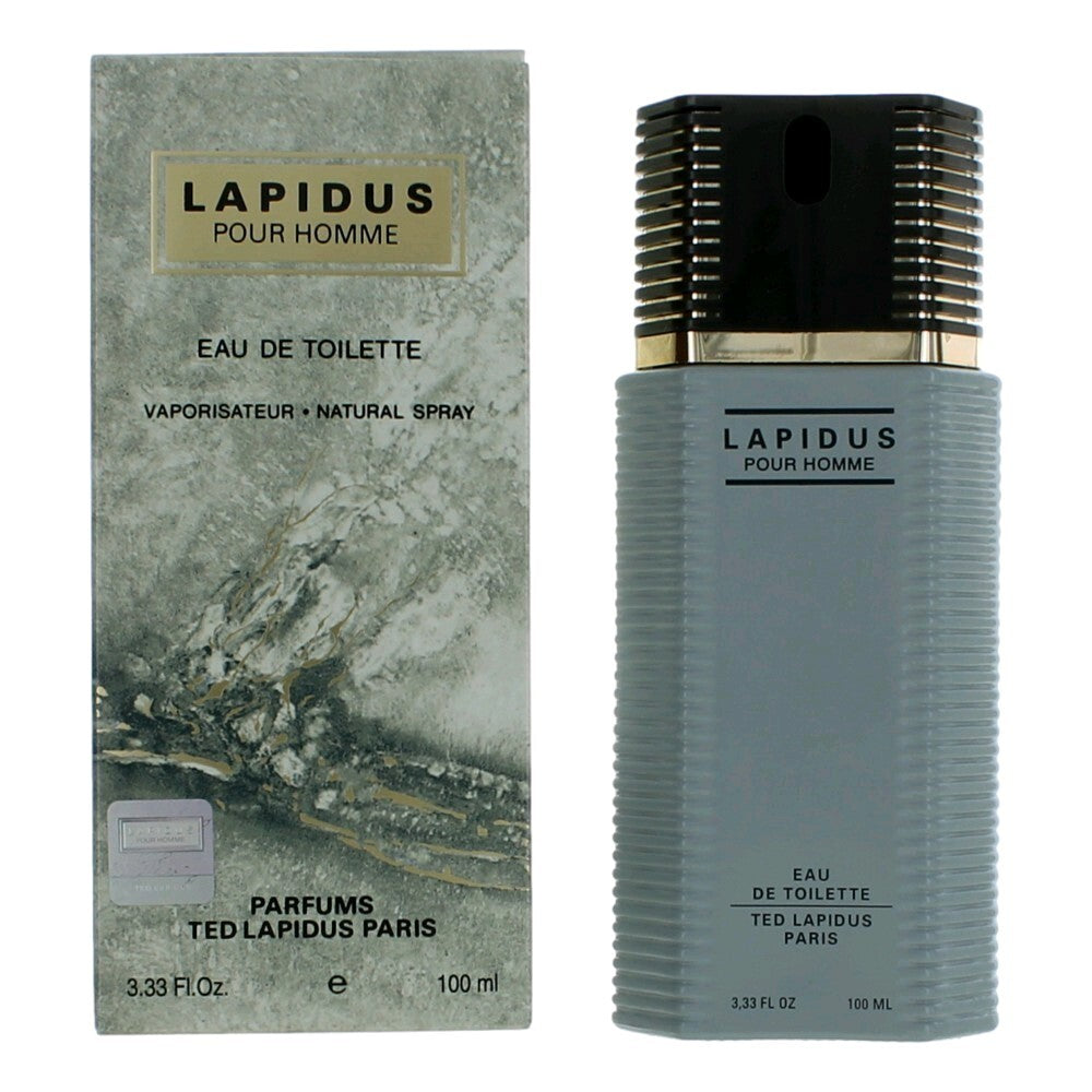 Lapidus by Ted Lapidus, 3.3 oz Eau De Toilette Spray for Men - Caressed Parfum
