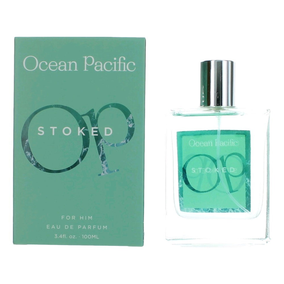OP Stoked by Ocean Pacific, 3.4 oz Eau De Toilette Spray for Men - Caressed Parfum