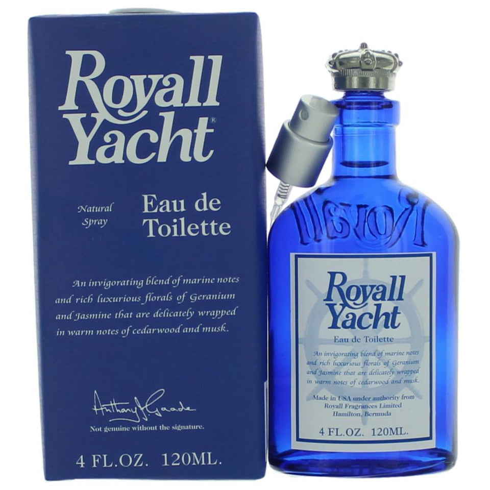 Royall Yacht by Royall Fragrances, 4 oz Eau De Toilette Spray for Men - Caressed Parfum