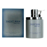 Yacht Man Metal by Myrurgia, 3.4 oz Eau De Toilette Spray for Men - Caressed Parfum