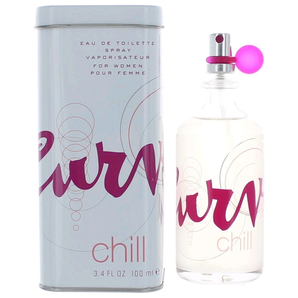 Curve Chill by Liz Claiborne, 3.4 oz Eau De Toilette Spray for Women - Caressed Parfum
