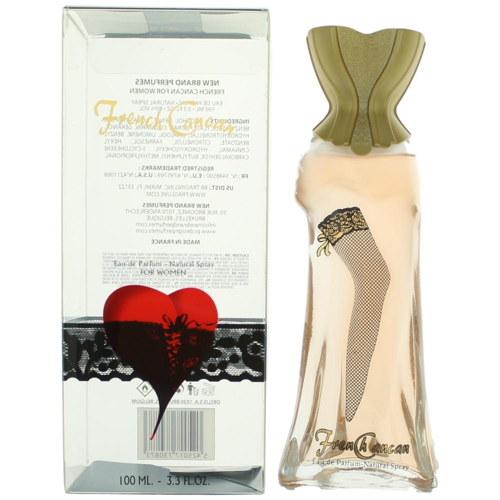 French Cancan by New Brand, 3.3 oz Eau De Parfum Spray for Women - Caressed Parfum