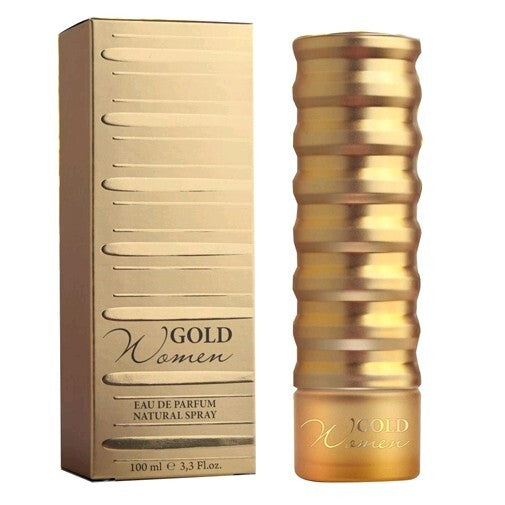 Gold by New Brand, 3.3 oz Eau De Parfum Spray for Women - Caressed Parfum