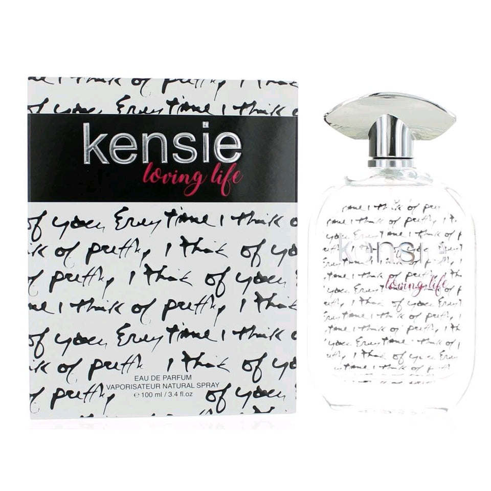 Kensie Loving Life by Kensie, 3.4 oz Eau De Parfum Spray for Women - Caressed Parfum