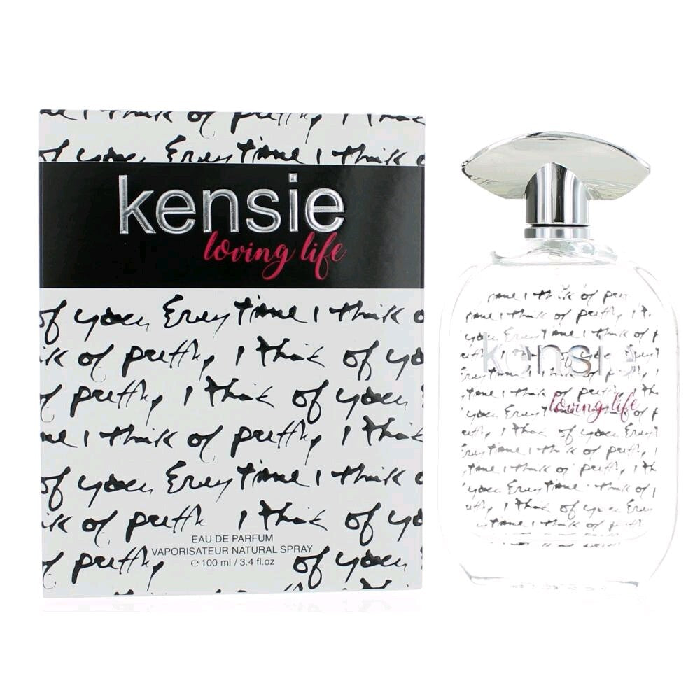 Kensie Loving Life by Kensie, 3.4 oz Eau De Parfum Spray for Women - Caressed Parfum