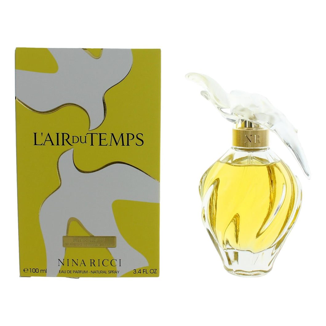 L'air du Temps by Nina Ricci, 3.3 oz Eau De Parfum Spray for Women - Caressed Parfum