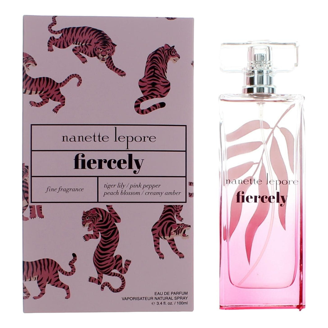 Fiercely by Nanette Lepore, 3.4 oz Eau de Parfum Spray for Women - Caressed Parfum