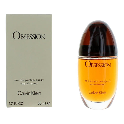 Obsession by Calvin Klein, 1.7 oz Eau De Parfum Spray for Women - Caressed Parfum