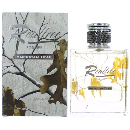 Realtree For Her American Trail by Realtree, 3.4 oz Eau De Parfum Spray for Women - Caressed Parfum