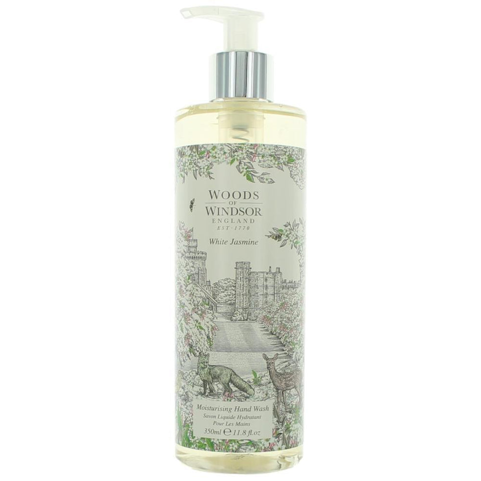 Woods Of Windsor White Jasmine by Woods Of Windsor, 11.8 oz Moisturising Hand Wash for Women - Caressed Parfum