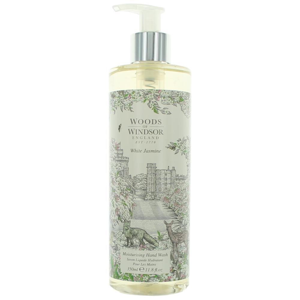 Woods Of Windsor White Jasmine by Woods Of Windsor, 11.8 oz Moisturising Hand Wash for Women - Caressed Parfum