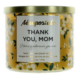Aeropostale 14.5 oz Soy Wax Blend 3 Wick Candle - Thank You Mom - Caressed Parfum